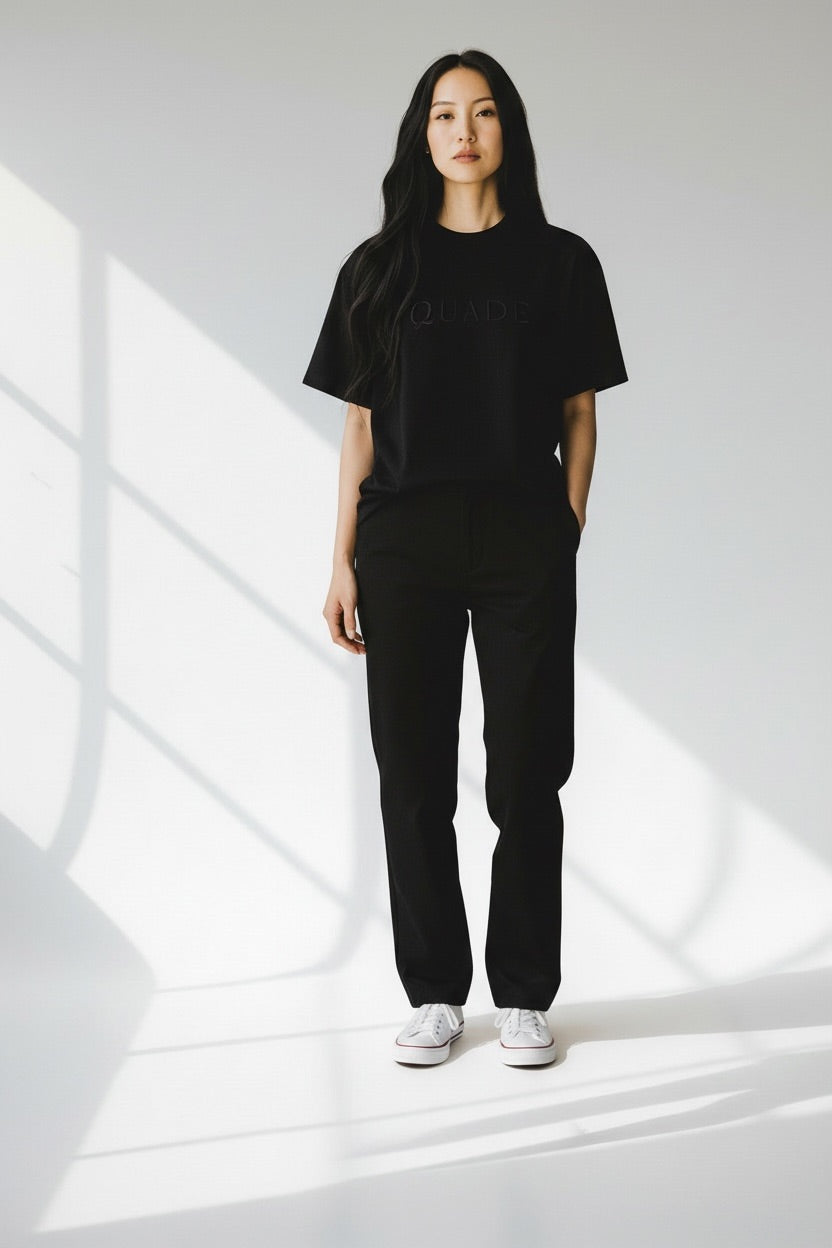 THE LAYER - Oversized Embroidered Tee