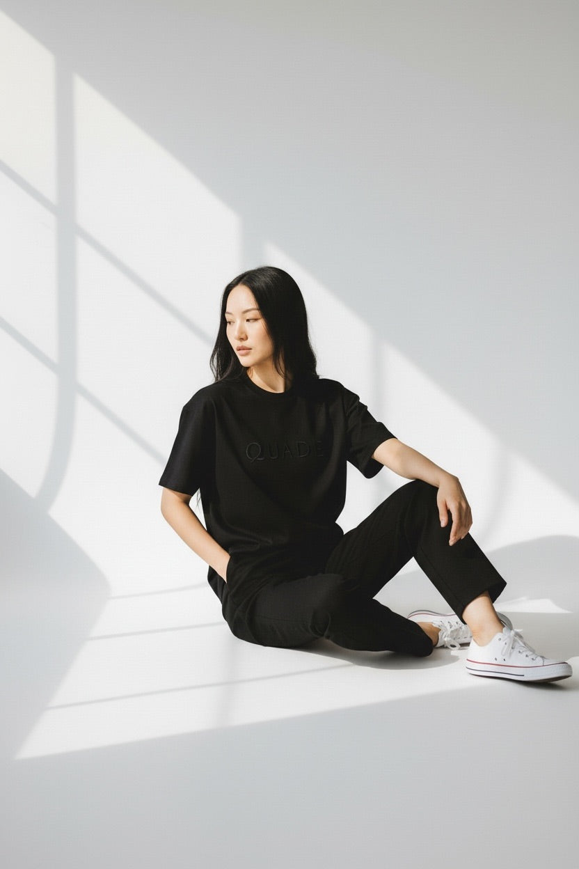 THE LAYER - Oversized Embroidered Tee